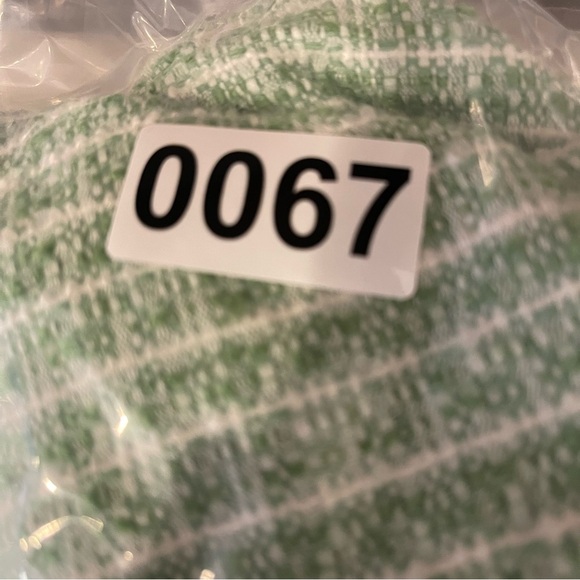 Janie and Jack Baby Girl 18-24 Months Green Boucle Dress Green Tweed Coquette - Picture 8 of 8